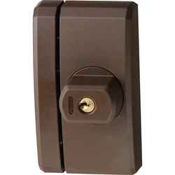 Abus FT-Zusatzschloss, FTS96, AL0125 abschließbar, gleichschließend, Stahl braun Made in Germany, VdS-anerkannt Nr. 31744