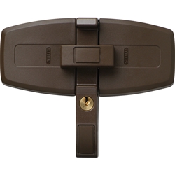 Abus FT-Zusatzschloss, DFS95, AL0125 abschließbar, gleichschließend, Stahl braun Made in Germany, VdS-anerkannt Nr. 31718