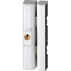 Abus FT-Zusatzschloss, DF88, AL0125 abschließbar, gleichschließend, Stahl weiß Made in Germany, SKG geprüft Nr. 31723