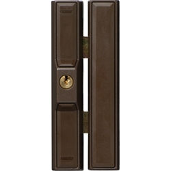Abus FT-Universal-Zusatzschloss, FTS88, AL0125 abschließbar, gleichschließend, Stahl braun Made in Germany, VdS-anerkannt Nr. 31738