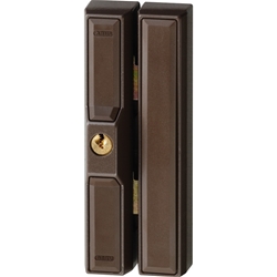 Abus FT-Universal-Zusatzschloss, FTS88, AL0125 abschließbar, gleichschließend, Stahl braun Made in Germany, VdS-anerkannt Nr. 31738