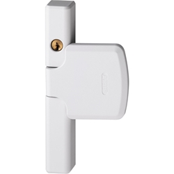 Abus FT-Zusatzschloss, FTS206, AL0125 abschließbar, gleichschließend, Stahl weiß Made in Germany, VdS-anerkannt Nr. 37397