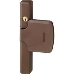 Abus FT-Zusatzschloss, FTS206, AL0125 abschließbar, gleichschließend, Stahl braun Made in Germany, VdS-anerkannt Nr. 37391