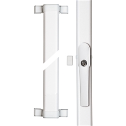 Abus FT-Stangenschloss, FOS550A, AL0125 mit Alarm, Stahl weiß Schlüssel Anz. 2 Profilschlüssel Nr. 07299