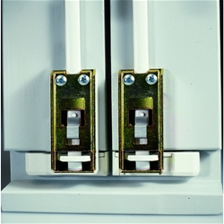 Abus FT-Stangenschloss, FOS550A, AL0125 mit Alarm, Stahl weiß Schlüssel Anz. 2 Profilschlüssel Nr. 07299
