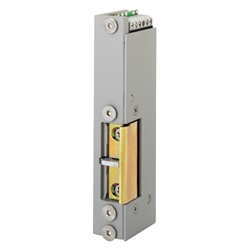 Assa Fluchttüröffner, 24V DC, DIN Rechts 331U81F, mit Flachschließblech, 25x200mm, edelstahl asymmetrisch, mit verstellbarer Falle, einflügelig Nr. 331U81F11635F95