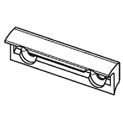 Assa Objekttür-Aufschraubstück, verzinkt 118.3400011, für Türöffner Nr. 118.3400011 40