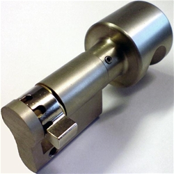 Winkhaus Knaufhalbzylinder MS00/Z1 35/10mm vernickelt, 5-Stiftig DIN EN 1303 und DIN 18252