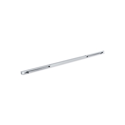 Geze OT-Gleitschiene, für Oben-Türschließer, ALU, TS 5000 ISM, Bandseite, silberfarbig eloxiert, 2-flg., aufliegend, H 30mm, L 2630mm (PG:23) 115549
