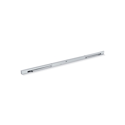Geze OT-Gleitschiene, für Oben-Türschließer, ALU, TS 5000 R-ISM, Bandseite, silberfarbig eloxiert, 2-flg., aufliegend, H 30mm, L 2740mm (PG:23) 115614