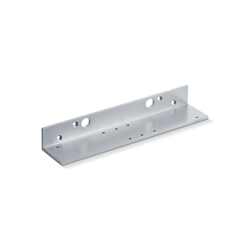 Geze Sturzfutterwinkel, TS 4000/5000, für Oben-Türschließer, Aluminium, DIN Links-Rechts, silberfarbig eloxiert zum Anschrauben (PG:06) 049240