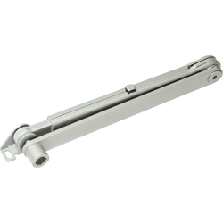 Dorma OT-Feststellgestänge, für Oben-Türschließer, TS 83/73 V, Aluminium 150°, silber eloxiert Nr. 22003001