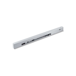 Geze OT-Gleitschiene, für Oben-Türschließer, ALU, TS 5000 R, Bandseite, silberfarbig eloxiert, 1-flg., aufliegend, H 30mm, L 745mm (PG:23) 116300