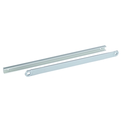 Dorma OT-Gleitschiene, für Oben-Türschließer, G 96 N 20, silber eloxiert, DIN Rechts, Stanzhebel Nr. 52003801