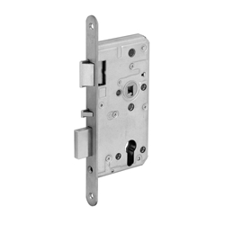 WILKA SV-Panik-Einsteckschloß 5495 Funktion E F24/60/72/9 Rechts Stulp 24x235x3 mm rund Edelstahl Nr. 5495.000047