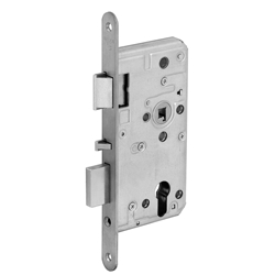 WILKA SV-Panik-Einsteckschloß 5495 Funktion E F20/55/72/8 Rechts Stulp 20x235x3 mm rund Edelstahl Nr. 5495.000002
