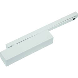 Dorma OT-Oben-Türschließer, ohne Gleitschiene, EN 2-5, TS 93 B Contur, weiß RAL9016 lackiert, inklusive Montageplatte Nr. 43020011