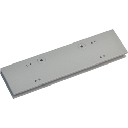 Dorma Glastürschuh, für Oben-Türschließer, TS 92 EN 1-4, DIN Links-Rechts, L 281mm, H 70mm, silber Nr. 42000101