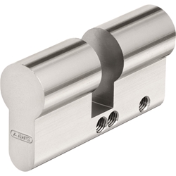 Abus Profil-Blindzylinder beidseitig blind, TITALIUM™-SpezialALU blank silberfarben ohne Schließfunktion, Gesamtl. 65 mm, universal Nr. 58424