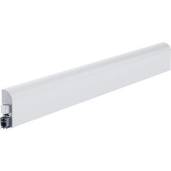 Athmer Türabsenkdichtung, 735mm, Wind Ex, weiß, beschichtet verdeckt verschraubt, B 13,5mm, H 44mm, Hub 11mm, einseitig, ALU (mit Zubehör 5955) Nr. 1-311-0735