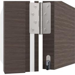 Athmer Türabsenkdichtung, 1085mm, Schall-Ex® L15/30 WS, eloxiert zum Einnuten, B 14,8mm, H 30mm, Hub 20mm, einseitig, ALU (mit Zubehör 5382) Nr. 1-880-1085