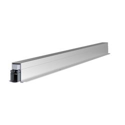Athmer Türabsenkdichtung, 833mm, Schall-Ex® DUO L15/28 OS, eloxiert zum Einnuten, B 14,8mm, H 27mm, Hub 12mm, zweiseitig, ALU (mit Zubehör 5420) Nr. 1-404-0835