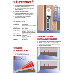Athmer Kältefeind WS, Länge 1285mm Auslösung einseitig (mit Zubehör 5102) Nr. 1-682-1285