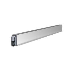 Athmer Türabsenkdichtung, 1085mm, Schall-Ex® L15/30 OS, klipsbarer Gleitauslöser, eloxiert zum Einnuten, B 14,8mm, H 30mm, Hub 20mm, einseitig Nr. 1-881-1085