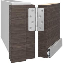 Athmer Türabsenkdichtung, 1083mm, Kältefeind Allround, silberfarben, eloxiert, zum Aufschrauben, B 12mm, H 40mm, Hub 18mm, einseitig, ALU (mit Zubehör 5145) Nr. 1-1075-1083