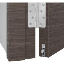 Athmer Türabsenkdichtung, 1083mm, Kältefeind WS, natur, eloxiert zum Einnuten, B 12mm, H 40mm, Hub max. 18mm, einseitig, ALU (mit Zubehör 5146) Nr. 1-1076-1083