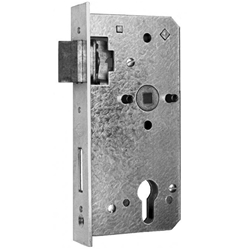 Bever Ersatzschloss 400P PZW 55-2/72/8 Stulpe 179mm verzinkt Rohrstärke 40mm Rs/Ls verwendbar Nr. 400P