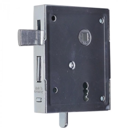 Bever Universalkastenschloß 89P PZ ohne Garnitur, hebende Falle Rs/Ls verwendbar, ein- oder auswärts Nr. 89P