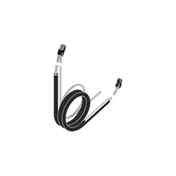 Fuhr Anschlußkabel Netzteil 4-adrig für Kontaktfläche mit Stecker für Autotronic & Multitronic Kabel weiß + schwarz 5000mm lang, rot + schwarz 1000mm lang Nr. VNZ80118B