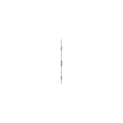 Roto Mehrfachverriegelung C600/R0207, 1-flügelig, Typ 2CH, PZ gelocht 92/8mm, Dornmaß 50mm, U-Stulp 24x6x2400mm, RotoSil (MG:42) 819088