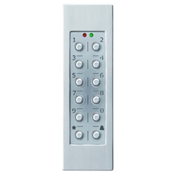 Fuhr Funk-Tastatur-Set mit flacher Edelstahlblende für Autrotronic, Multitronic Nr. VNB702N