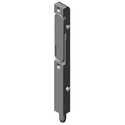 KFV Kantriegel 8030 RAL9007 Graualuminium, 185mm lang 4mm Falzluft für Holztüren Nr. 3275870