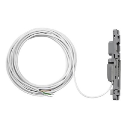 KFV Riegelschaltkontakt 6 Meter Kabel, 3-adrig, mit VDS-Prüfung RAL7004 signalgrau Nr. 34960822Teile (1xKontakt+1xSchr.Btl)