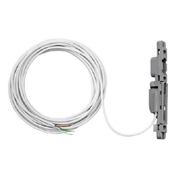 KFV Riegelschaltkontakt 6 Meter Kabel, 3-adrig, mit VDS-Prüfung RAL7004 signalgrau Nr. 3496082 / 2 Teile (1xKontakt+1xSchr.Btl)
