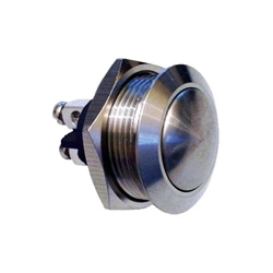 Bredtmann Klingelknopf (einzeln) ø 22mm für 19mm Lochmaß Edelstahl matt Nr. 80905