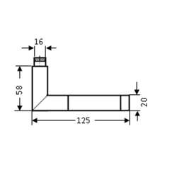 Karcher Drückergarnitur E 700 PZ Edelstahl poliert/matt Slim Style, Klipprosetten Nr. E700A PZ0 73