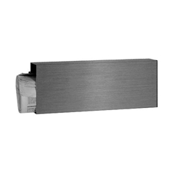 Serafini Zeitungsfach Square Edelstahl V4A Maße (BHT): 360x150x100mm Nr. 30.7129.03
