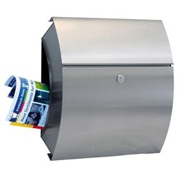 Knobloch Briefkasten Santa Fe Edelstahl gebürstet mit Zeitungs- fach Maße (BHT): 380x422x155mm Nr. DB7020