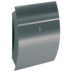 Albert Briefkasten Edelstahl matt Nr. 690770 Maße (BHT): 360x500x145mm