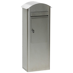 Scan Pro Briefkasten SP 70-5 Combi, silbergrau Maße (BHT): 375x1000x280mm Nr. 70552