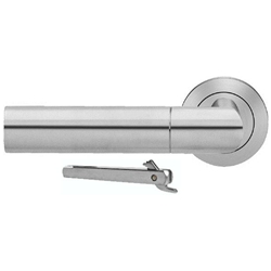 Halbgarnitur Oregon ER 48 PZ Edelstahl matt, Din Links inkl. Haken-Wechselstift Z1400-80