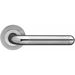 Karcher Drückergarnitur ER 35 PZ Edelstahl poliert/matt Lignano Steel (Rosetten 3-tlg.) Nr. ER35 PZ0 73