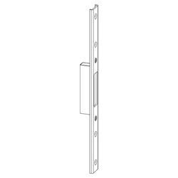 Winkhaus Schließblech U2403 UMV Grau, Alu Heroal + Schüco (MG:B8) 2523606