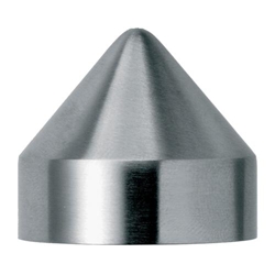KWS Zierende Kegel 8801 Edelstahl, inkl. Schraubmaterial für Rohr Ø 35x1,5mm Nr. 880182