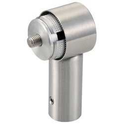 KWS Endstütze gerade 8361 Edelstahl, verdeckte Befestigung für Rohr Ø 35x1,5mm, mit Einsatzstück Nr. 836182
