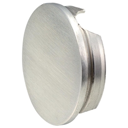 KWS Endkappe 7508 Edelstahl matt, 40mm für Rohr Ø 40x2,0mm Nr. 750882